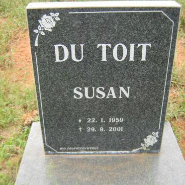 TOIT Susan, du 1959-2001