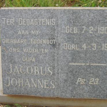 STRYDOM Jacobus Johannes 1909-1977 &amp; Jacomina Elizabeth 1921-1982