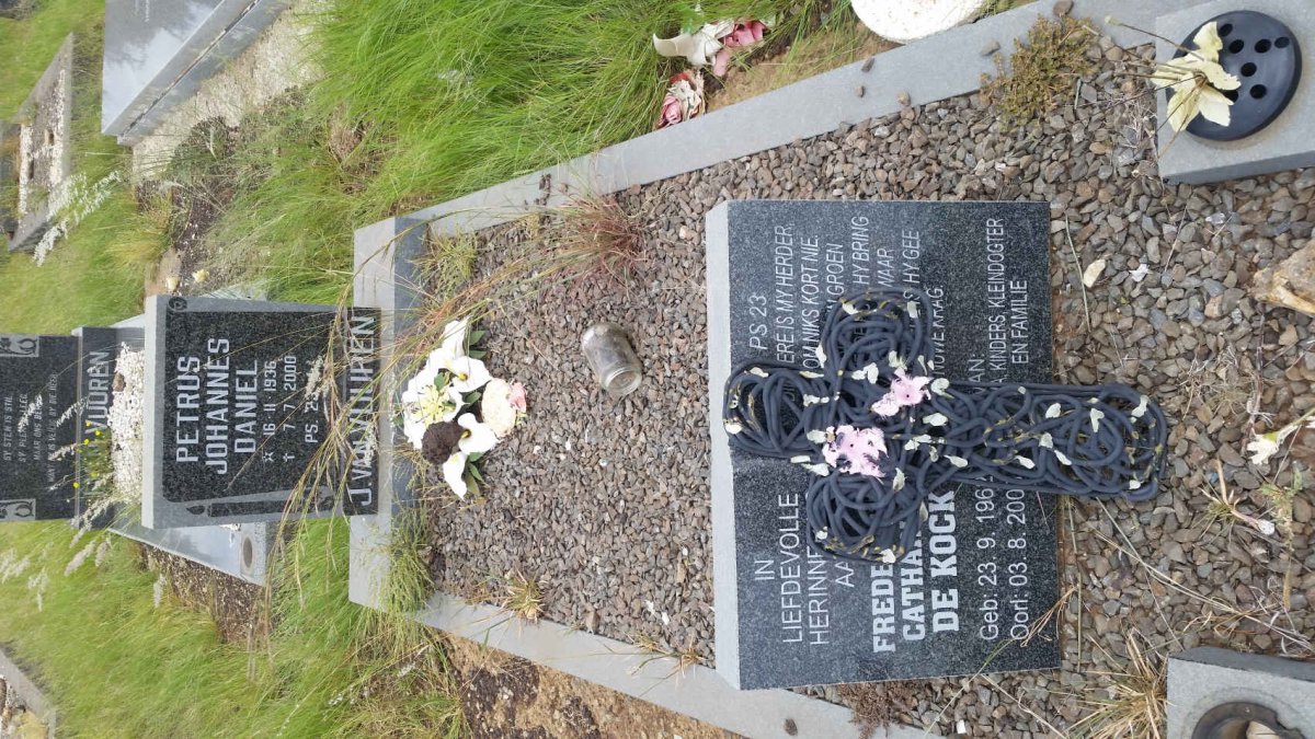 VUUREN Petrus Johannes Daniel, J. van 1936-2000 :: DE KOCK Frederika Catharina 1962-200?