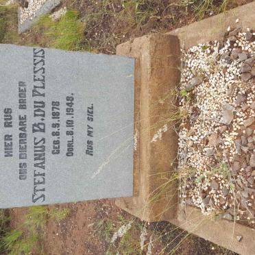 PLESSIS Stefanus B., du 1878-1948