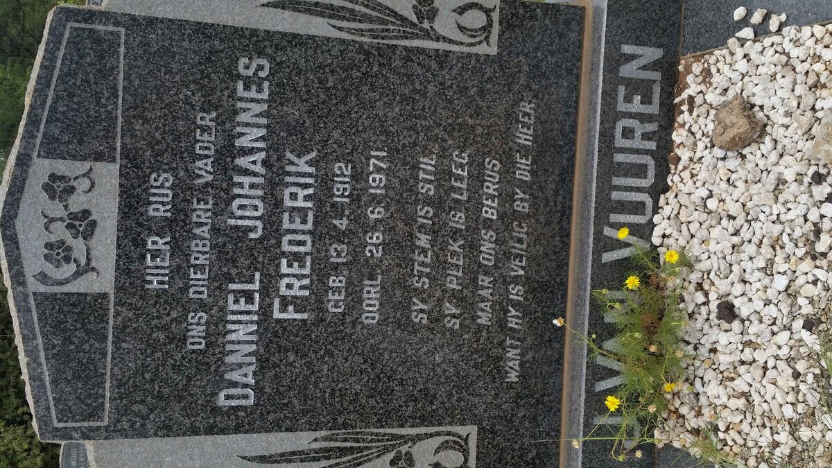 VUUREN Danniel Johannes Frederik, J. van 1912-1971