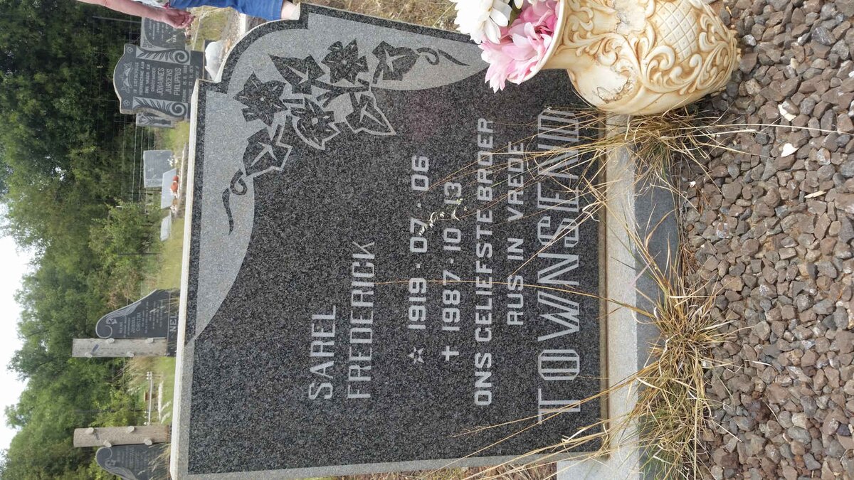 TOWNSEND Sarel Frederick 1919-1987