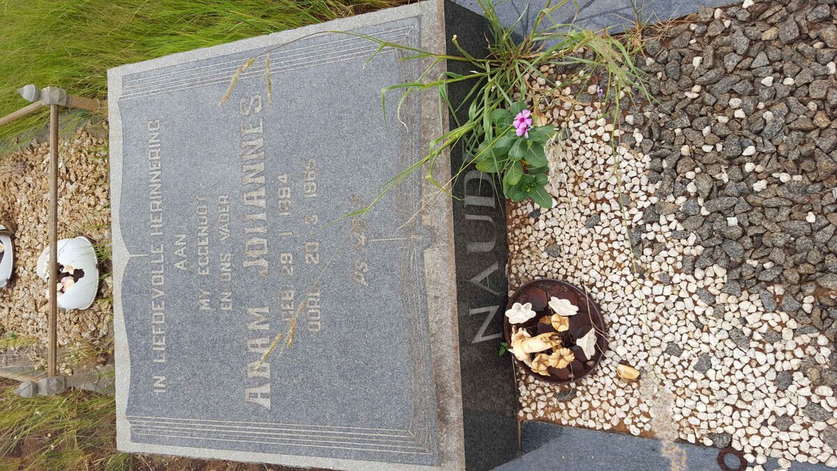 NAUDE Adam Johannes 1894-1965