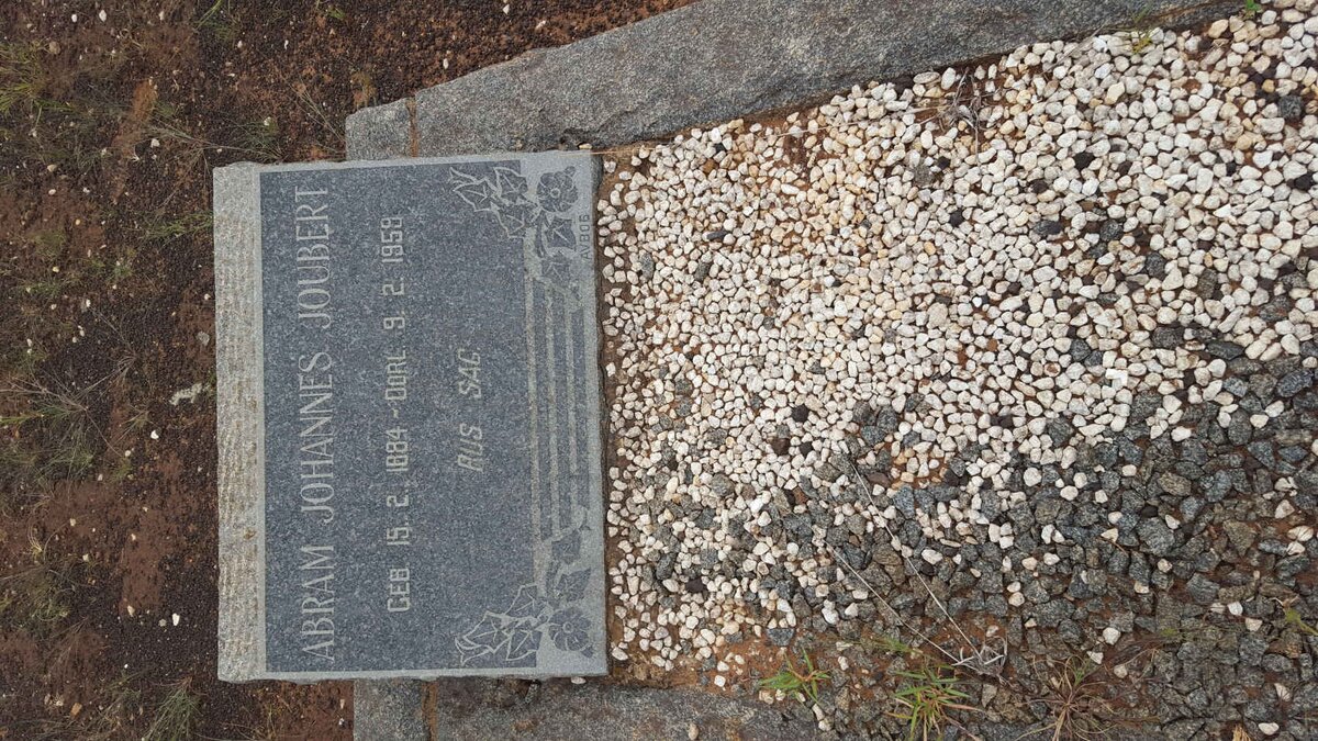 JOUBERT Abram Johannes 1884-1959