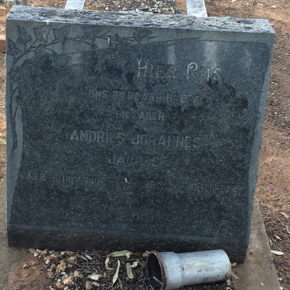 JACOBS Andries Johannes 1905-1944