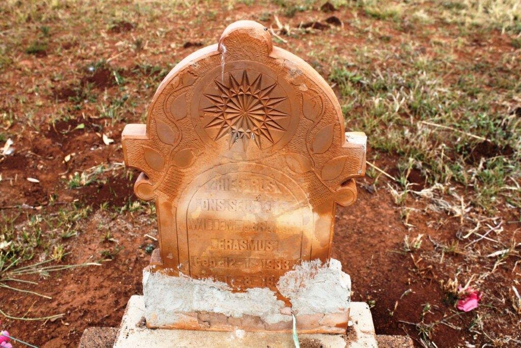 ERASMUS Willem Abraham 1933-1933