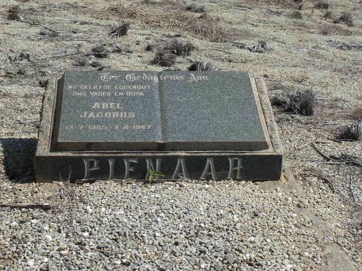 PIENAAR Abel Jacobus 190?-1967