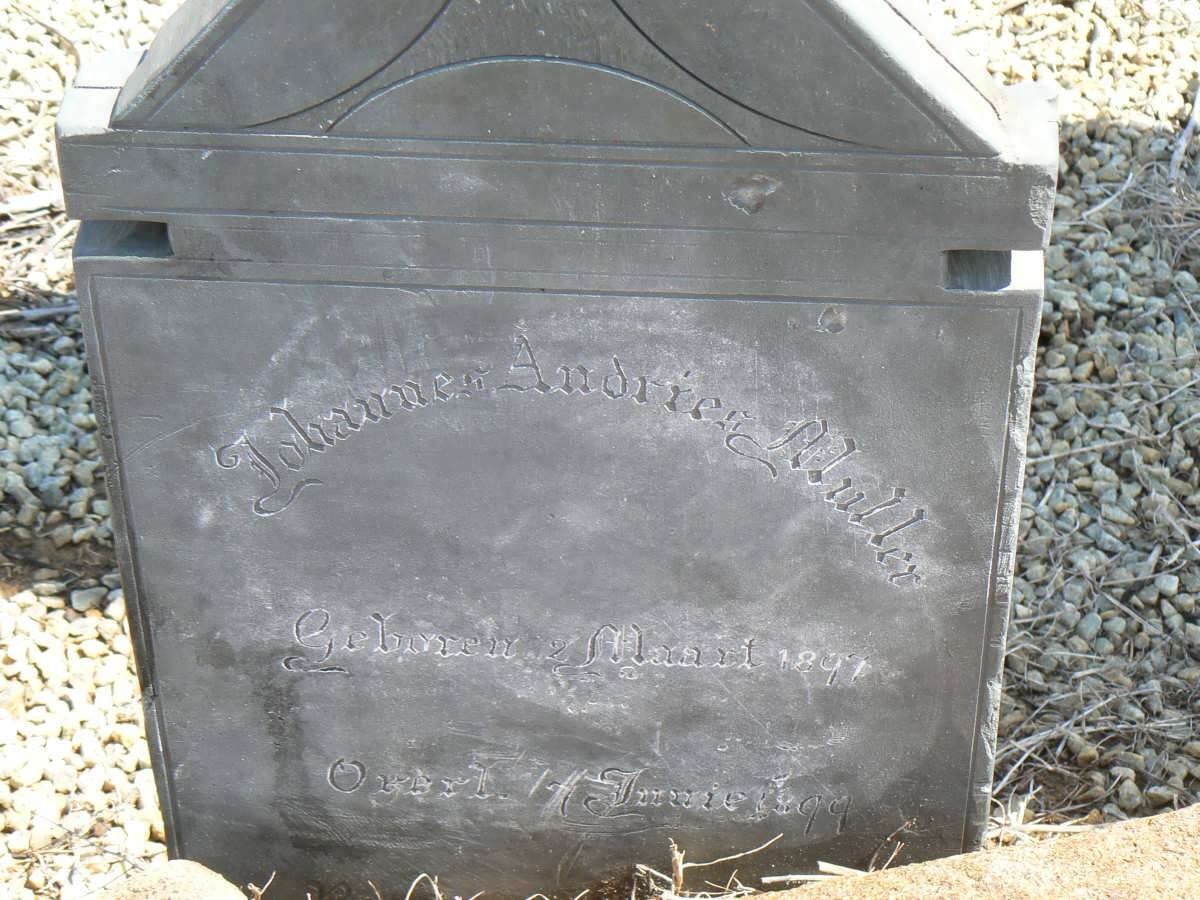 MULLER Johannes Andries 1897-1899