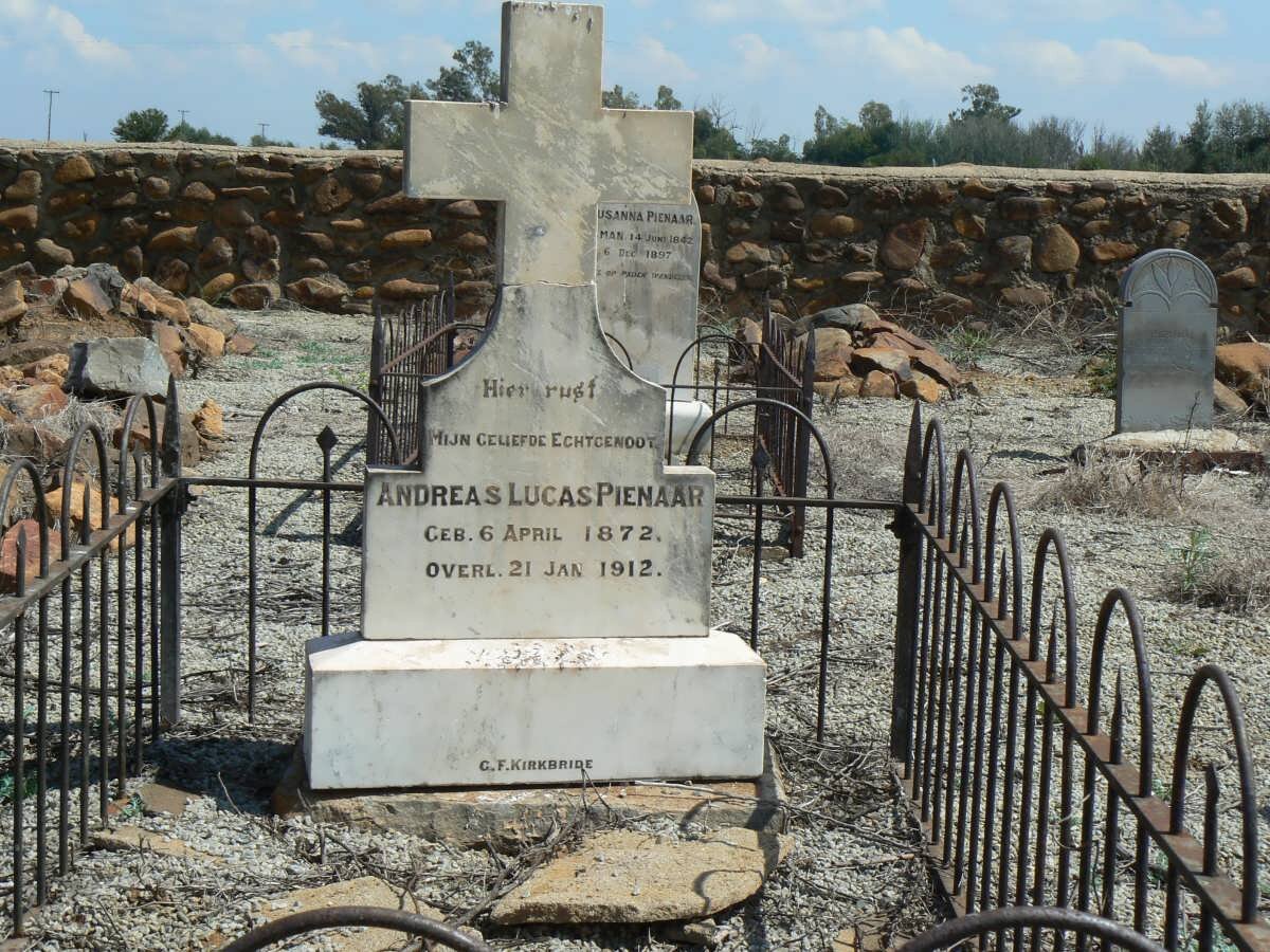 PIENAAR Andreas Lucas 1872-1912