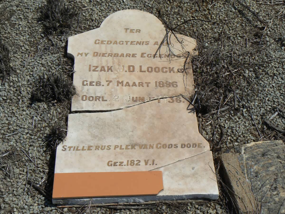 LOOCK Izak, V.D. 1896-1936