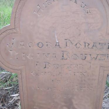 BOUWER Jacoba Doratia Rigina nee BEKKER 18??-191?