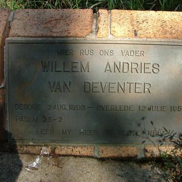 DEVENTER  Willem Andries, van  1893-1953