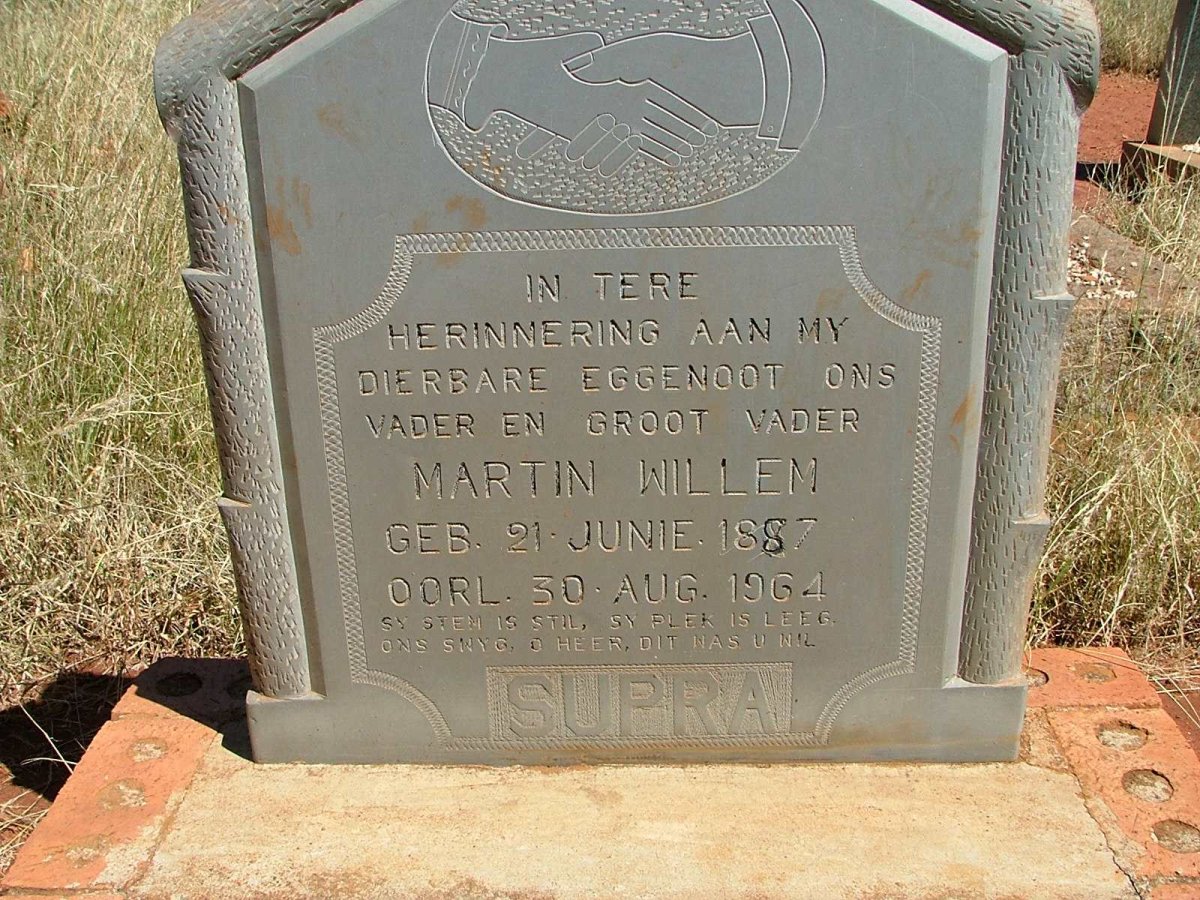 SUPRA Martin Willem 1887-1964