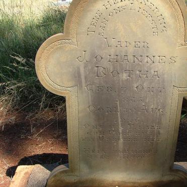 BOTHA Johannes 1855-1946