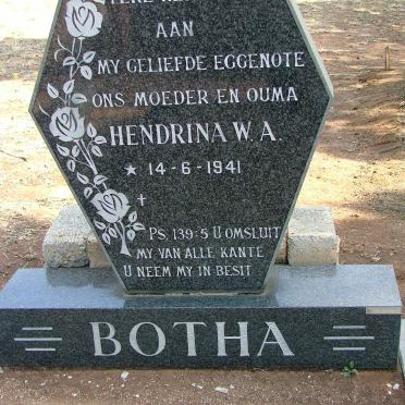 BOTHA Hendrina W.A. 1941-