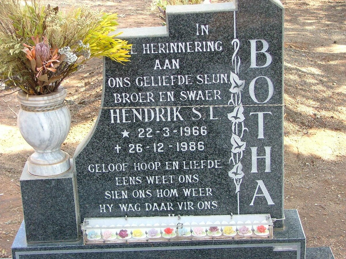 BOTHA Hendrik S.L. 1966-1986