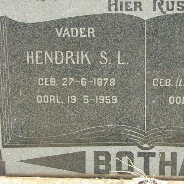 BOTHA Hendrik S.L. 1878-1959