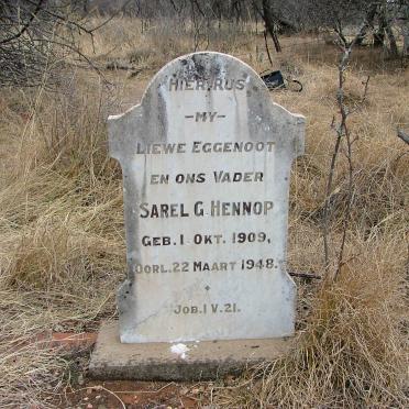 HENNOP Sarel G. 1909-1948