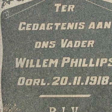 PHILLIPS Willem -1918