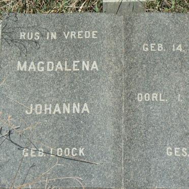 ? Magdalena Johanna nee LOOCK 1888-1977