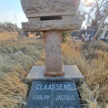 CLAASSENS Adolph Jacobus 1905-1988