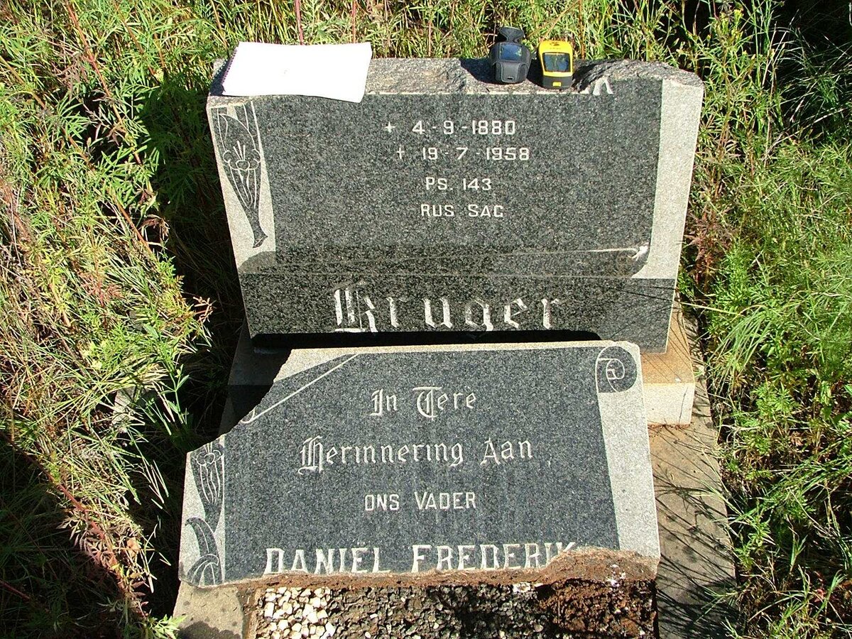 KRUGER Daniel Frederik 1880-1958