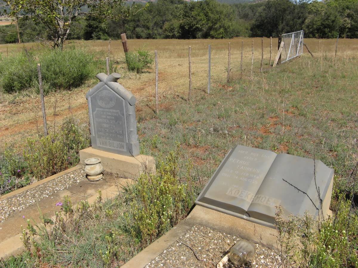 BILJON Dorothea Susanna Cornelia, van 1875-1959 :: KOEKEMOER Petrus Laurens 1884-1959