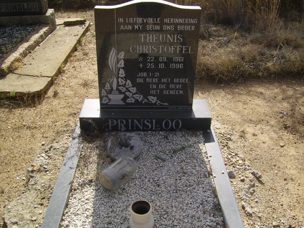 PRINSLOO Theunis Christoffel 1961-1996