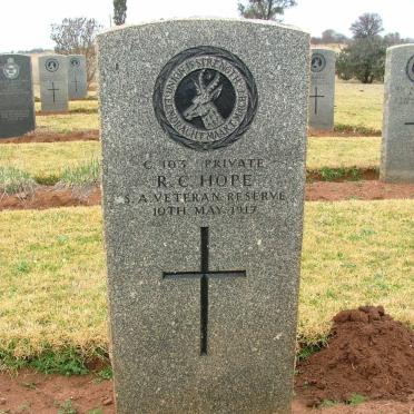 HOPE R.C. -1917