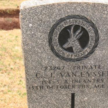 EYSSEN C.J., van -1918