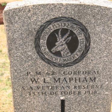 MAPHAM W.L. -1918