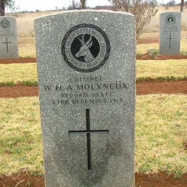 MOLYNEAUX W.H.A. -1917