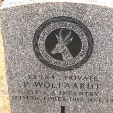 WOLFAARDT P. -1918