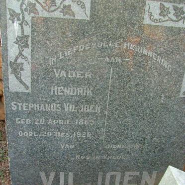 VILJOEN Hendrik Stephanus 1863-1920