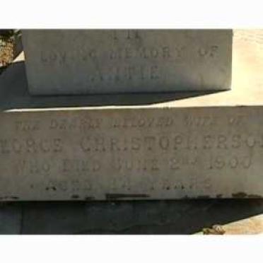 CHRISTOPHERSON Antie -1900