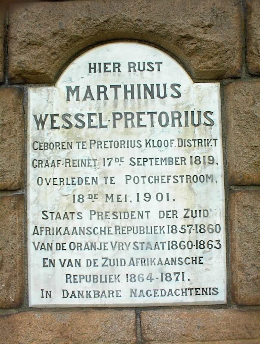 PRETORIUS Marthinus Wessel 1819-1901
