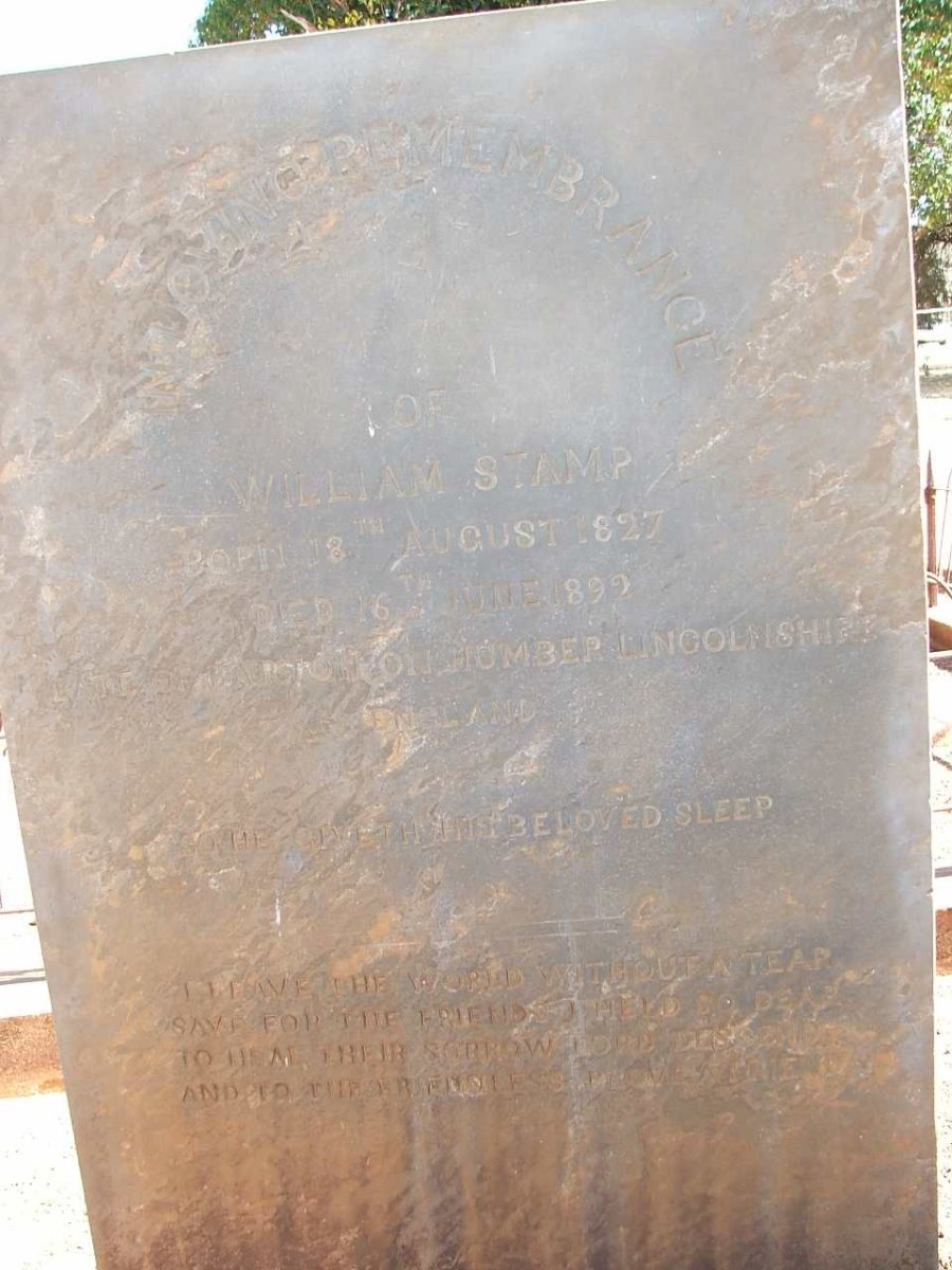 STAMP William 1827-1892