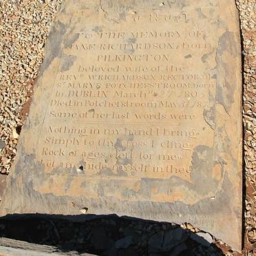 RICHARDSON Jane nee PILKINGTON 1805-1873