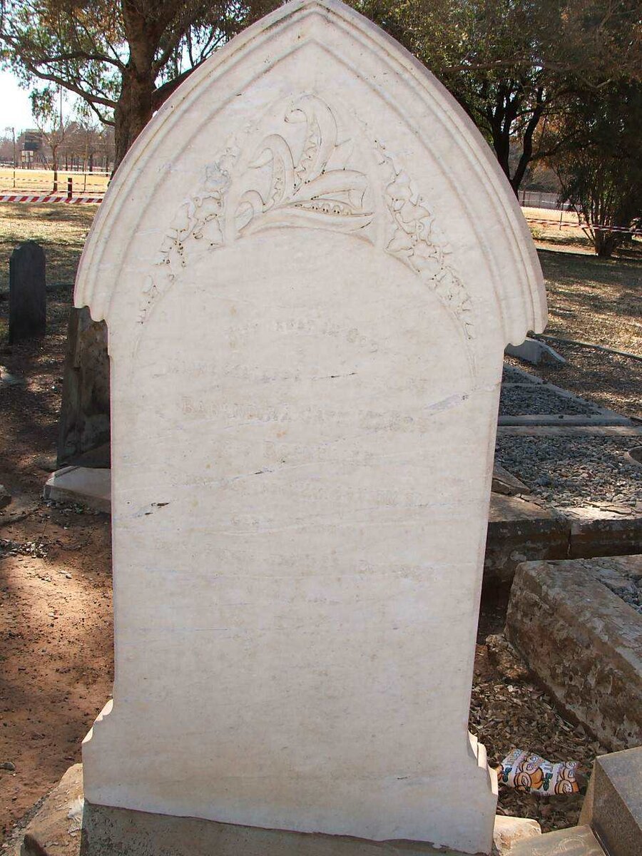 MAURY Barendina Catharina nee BOONZAAIER 1858-1902