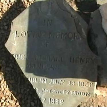 MANDERS Frederick Richard Henry 1858-1888