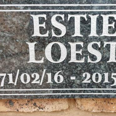 LOEST Estie 1971-2015