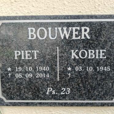BOUWER Piet 1940-2014 & Kobie 1945- 