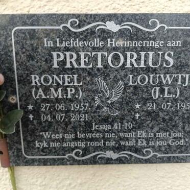 PRETORIUS J.L. 1955- & A.M.P. 1957-2021