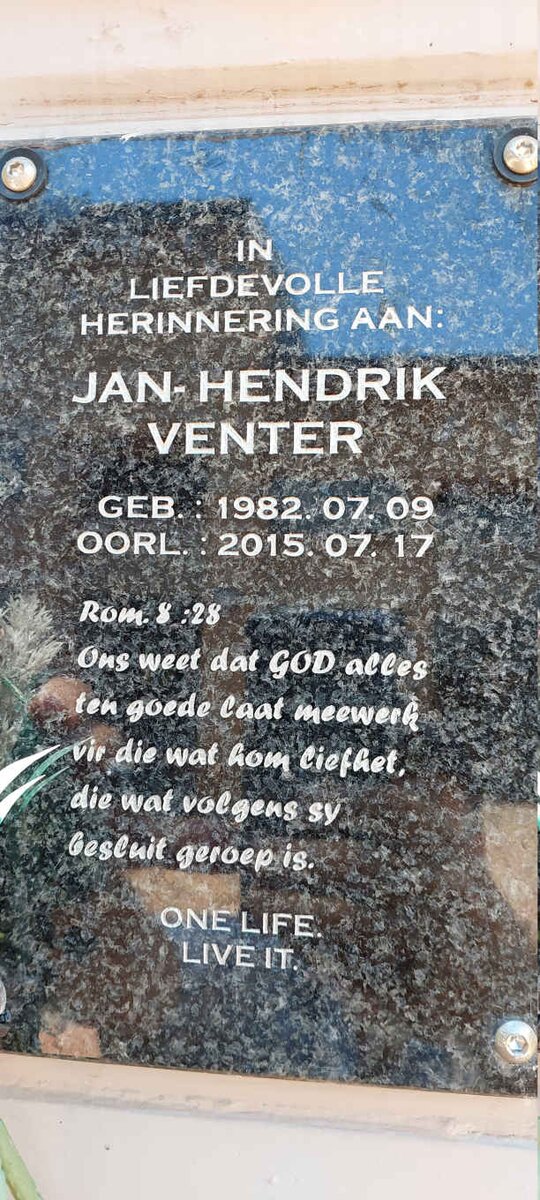 VENTER Jan-Hendrik 1982-2015