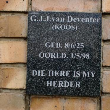 DEVENTER G.J.J. 1925-1998