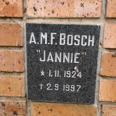 BOSCH A.M.F. 1924-1997