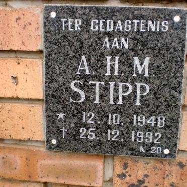 STIPP A.H.M. 1948-1992