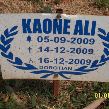 ALI Kaone 2009-2009