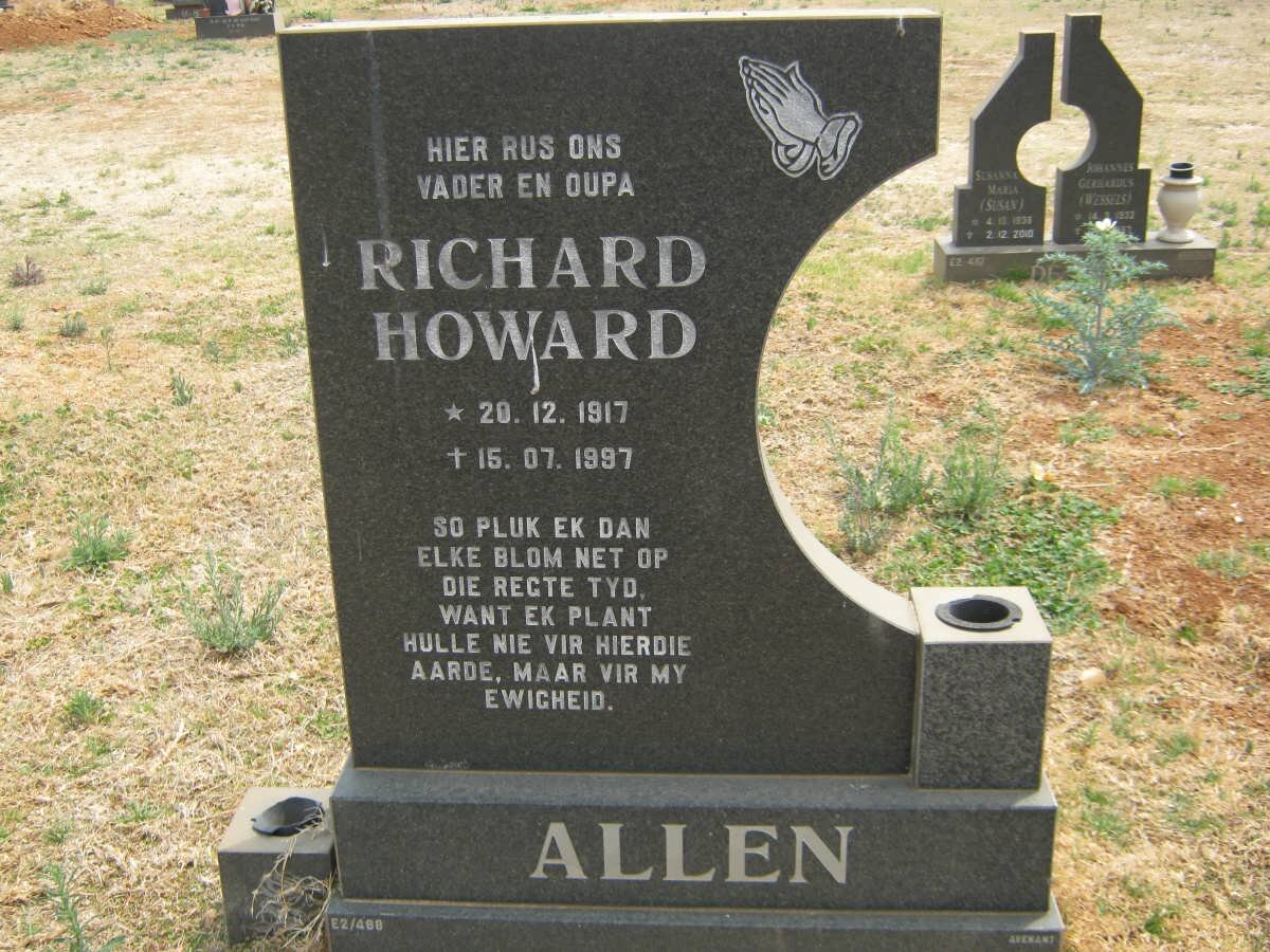 ALLEN Richard Howard 1917-1997