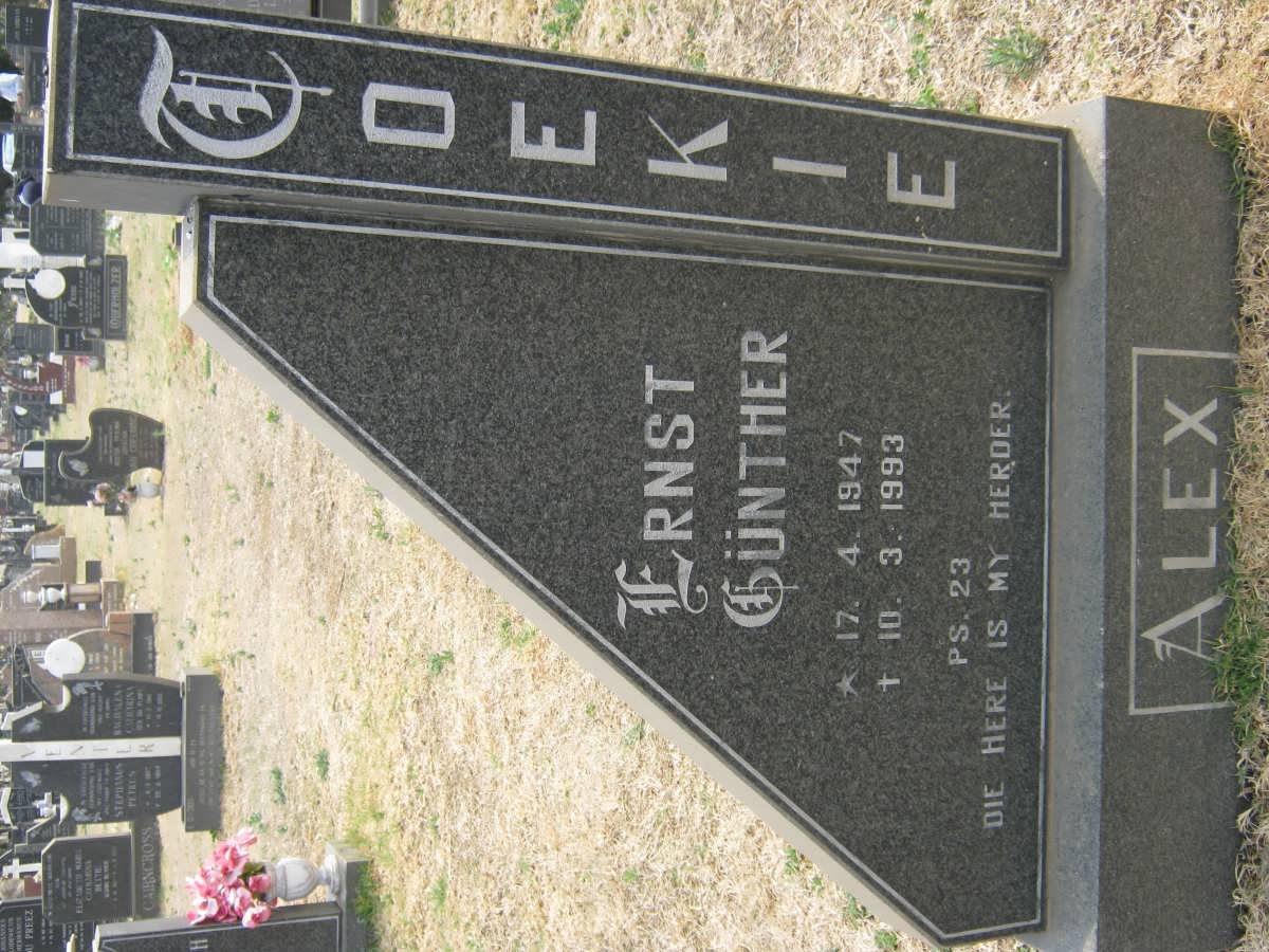 ALEX Ernst Gunther 1947-1993